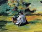  Paul  Cézanne-Pintor trabajando