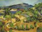  Paul  Cézanne-Montañas en la Provenza francesa